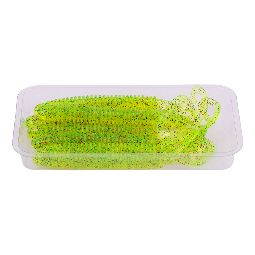 Твистер Lucky John Pro Series Ballist 3,3" 84мм, (8шт. упак.) цвет S15. Фото №4