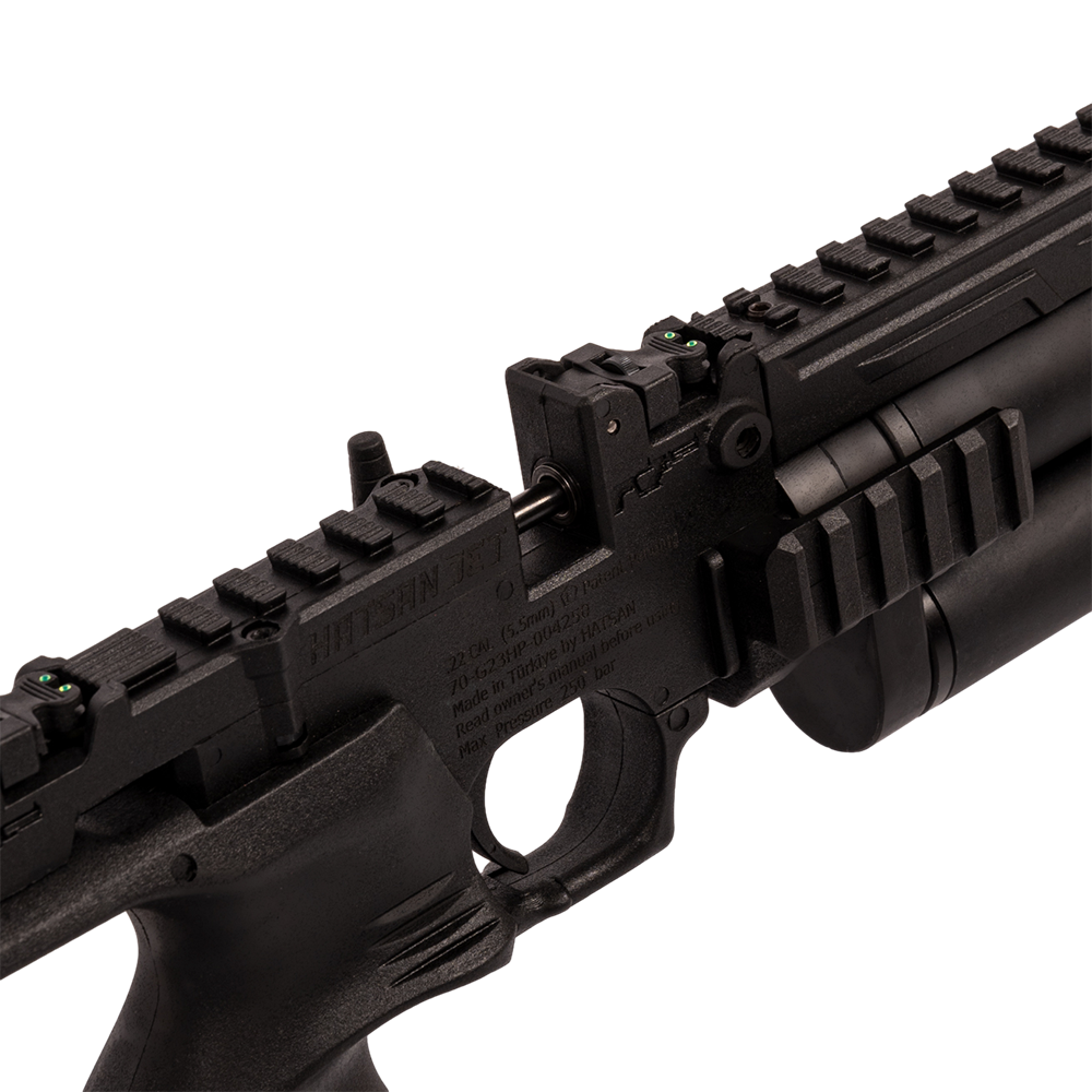 Пистолет пневматический Hatsan JET 2, калибр 5.5, 3 Дж (РСР, пластик, 2 баллона). Фото №6 Пистолет пневматический Hatsan JET 2, калибр 5.5, 3 Дж (РСР, пластик, 2 баллона). Фото №6