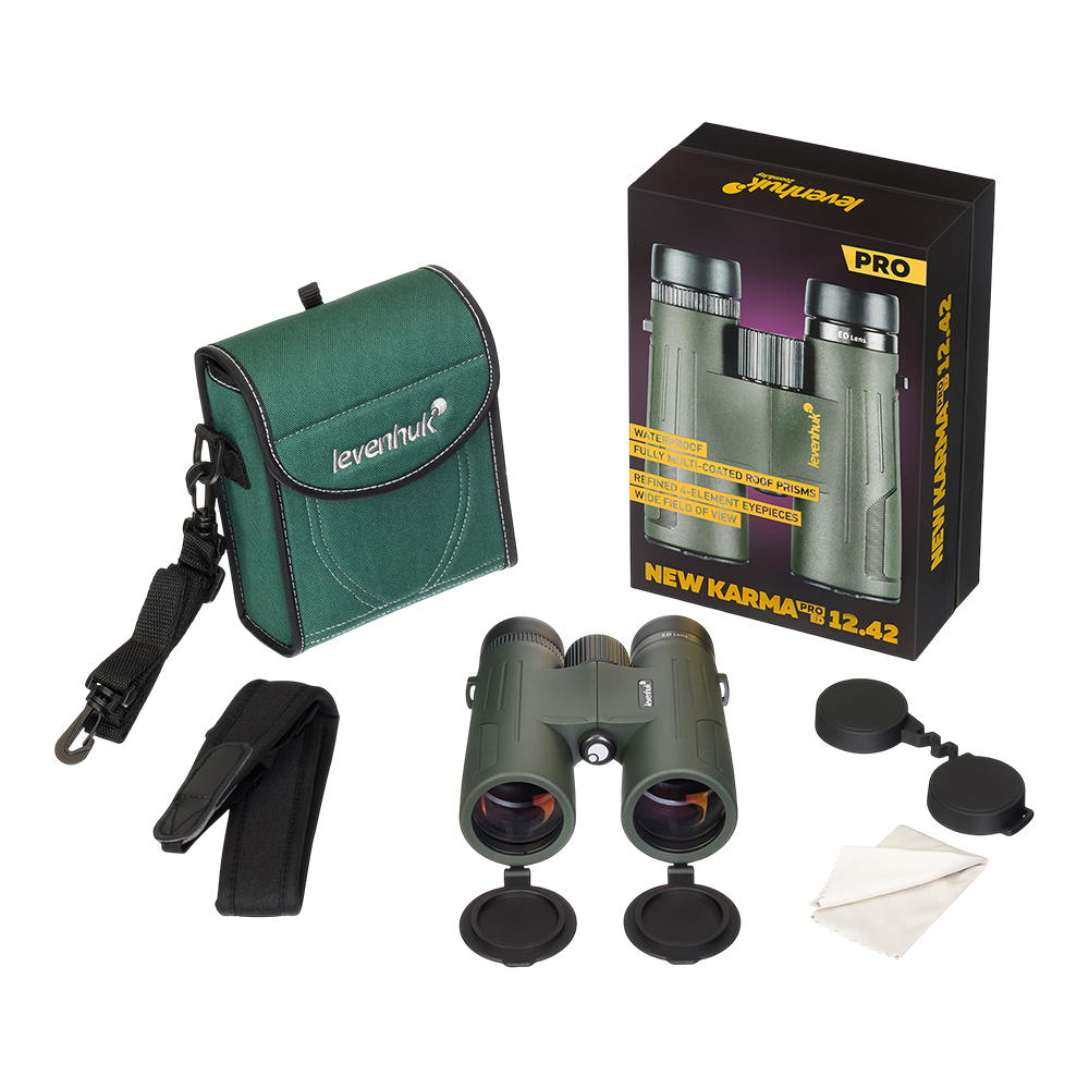 Бинокль Levenhuk New Karma PRO ED 12x42. Фото №2