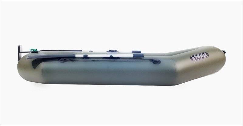 Лодка надувная ПВХ Aqua-Storm St260t-34 Тр ПС оливковая . Фото №3