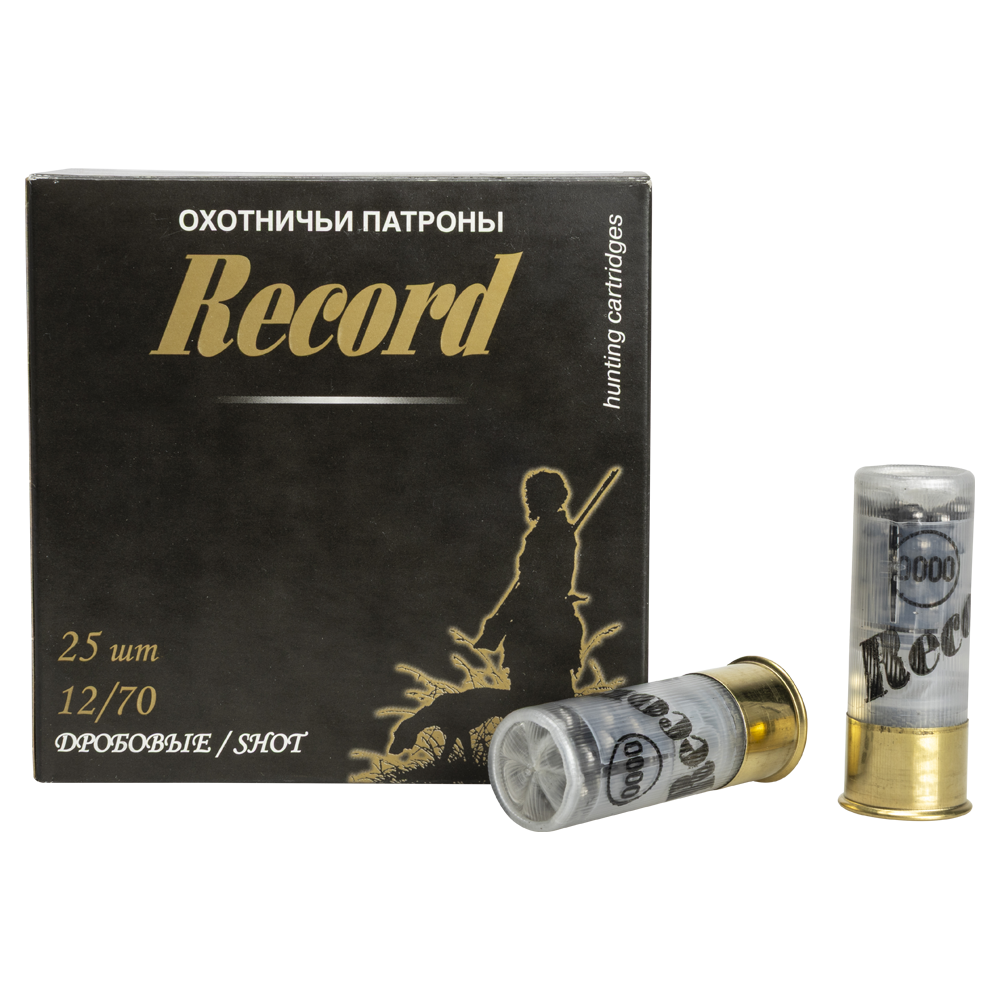 Патрон "Рекорд " б/к ув.осыпь 12/70 №0000 32 гр. NEW (пачка 25 шт, короб., 250). Фото №1 Патрон "Рекорд " б/к ув.осыпь 12/70 №0000 32 гр. NEW (пачка 25 шт, короб., 250). Фото №1