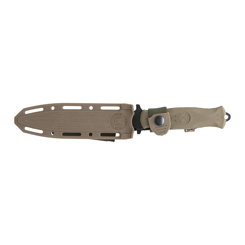 Нож Кизляр "НР-19" (рукоять эластрон), цвет: пустынный. Фото №3