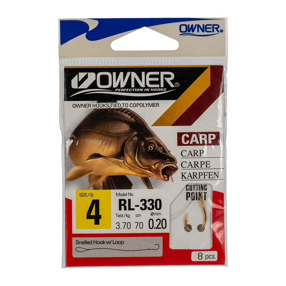 Крючок с поводком Owner RL-330 04-0.20 . Фото №1
