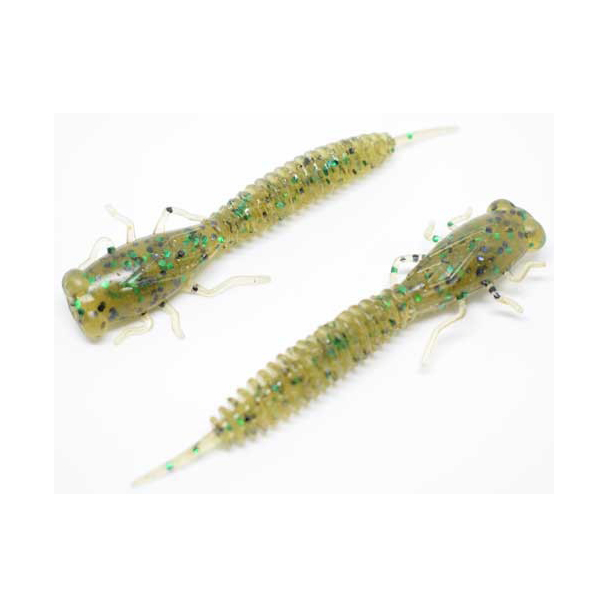 Приманка силиконовая Fanatik X-Larva 3" 75мм, (6шт. упак.) цвет 005. Фото №1