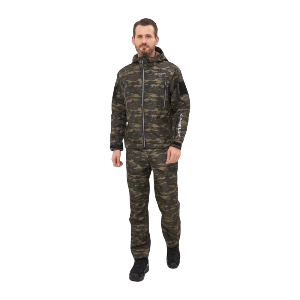 Костюм Huntsman Камелот (цвет Милитари, ткань Softshell) р. 52-54/182-188. Фото №1 Костюм Huntsman Камелот (цвет Милитари, ткань Softshell) р. 52-54/182-188. Фото №1