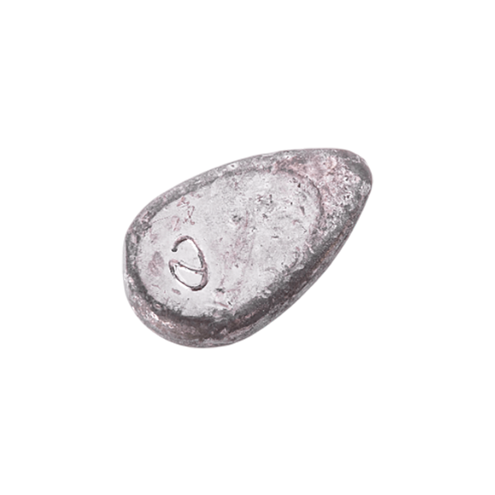 Грузила свинцовые Salmo ПЛОСКИЕ скользящие 060г 2шт. Фото №1