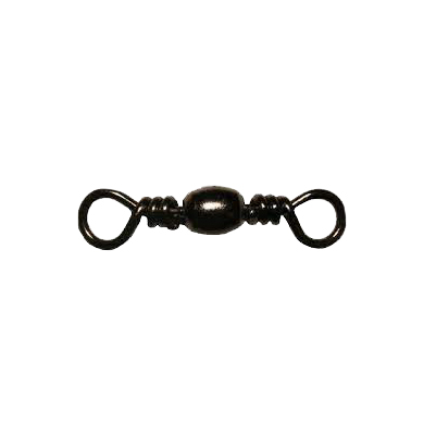 Вертлюги metsui BRASS BARREL SWIVEL цвет black, размер № 8, в уп. 12 шт.. Фото №1