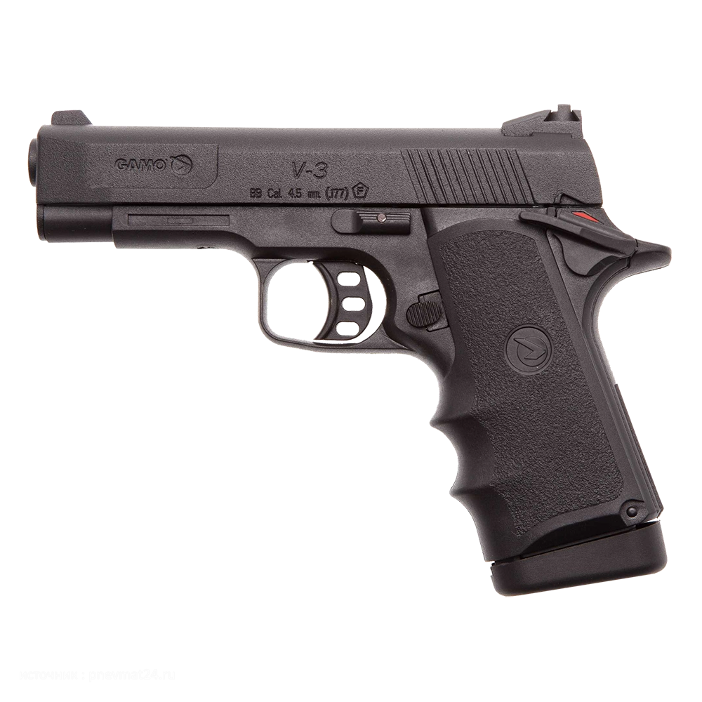Пистолет пневматический GAMO V3 (blowback), калибр 4,5 мм. Фото №3 Пистолет пневматический GAMO V3 (blowback), калибр 4,5 мм. Фото №3