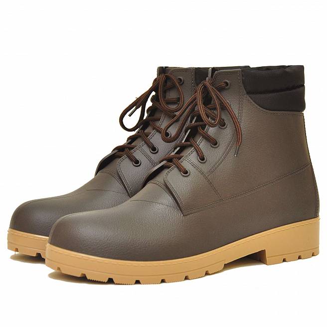 Ботинки мужские Nordman Rover из ПВХ, утепленные (45, Коричнево/бежевый). Фото №1 Ботинки мужские Nordman Rover из ПВХ, утепленные (45, Коричнево/бежевый). Фото №1