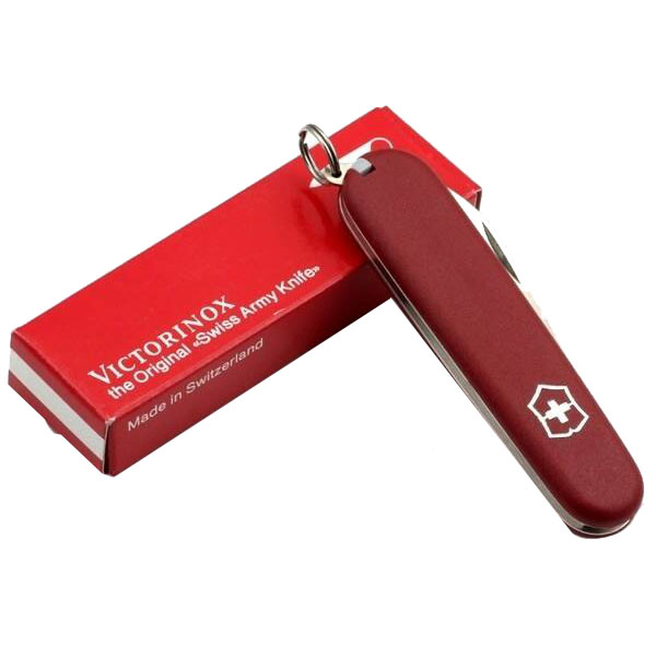 Нож Victorinox карманный ECOLINE 84мм / матовый красный (шт). Фото №3