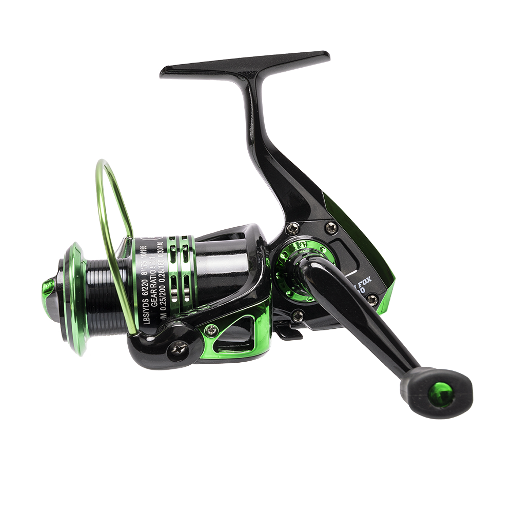 Катушка Inquisitor Green Fox 3000 (Зеленая 5.1:1,9+1 подшипников+шпуля). Фото №1 Катушка Inquisitor Green Fox 3000 (Зеленая 5.1:1,9+1 подшипников+шпуля). Фото №1