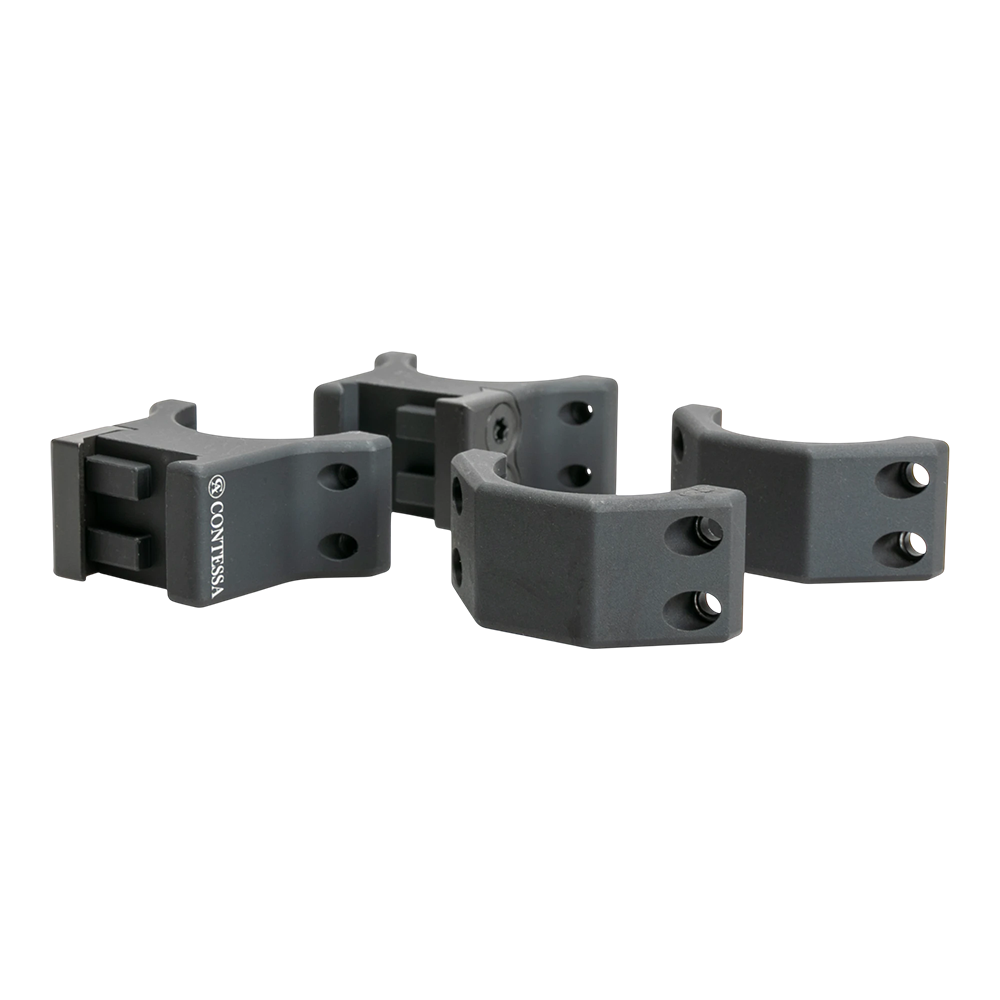 Кольца Contessa 30мм на Picatinny, h=12мм, два стопора, алюминиевый сплав. Фото №3 Кольца Contessa 30мм на Picatinny, h=12мм, два стопора, алюминиевый сплав. Фото №3