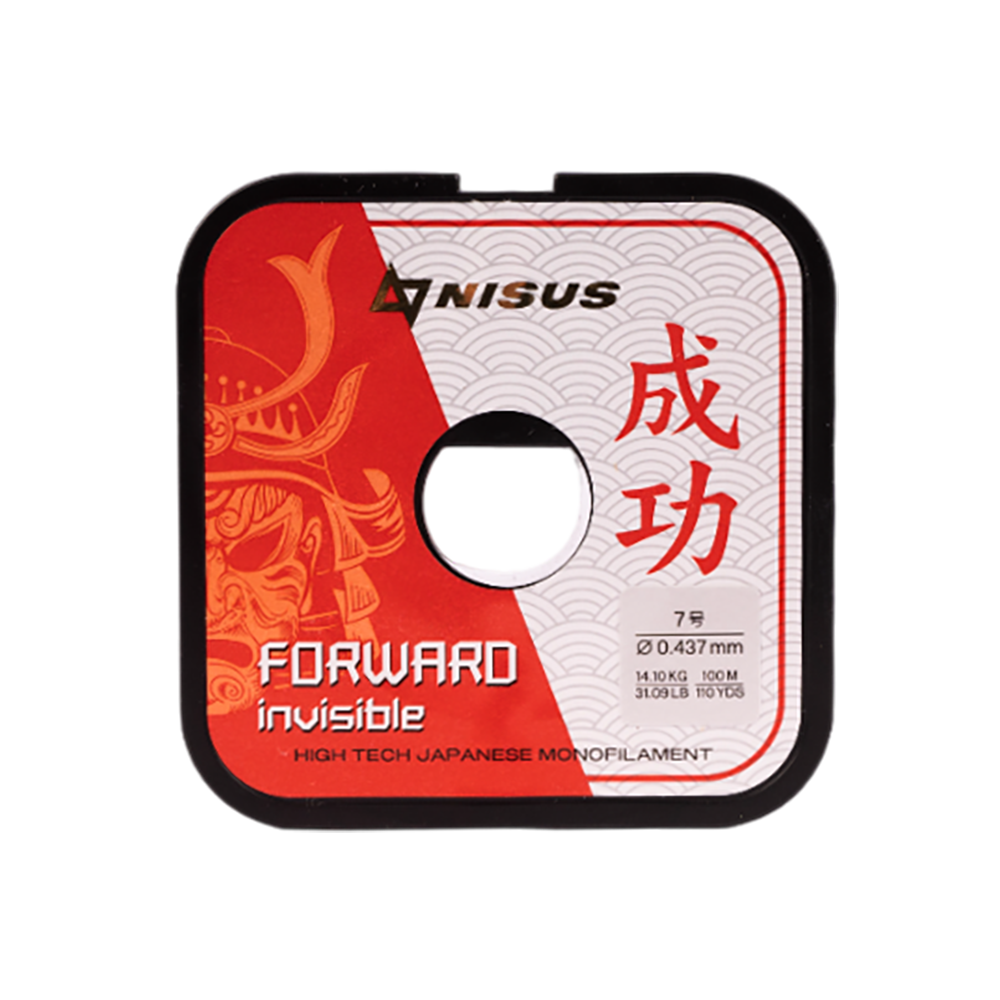 Леска Nisus Forward Invisible 0,437mm/100m Nylon (N-FI-0437-100) . Фото №1
