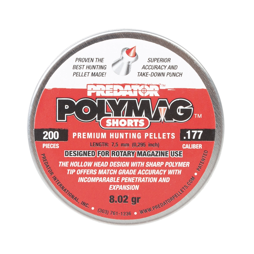 Пуля пневматическая "JSB Polymag", калибр 4,5мм (177 калибр), 0,52гр, 8,02gr (200 шт) (в коробке 100 шт). Фото №5 Пуля пневматическая "JSB Polymag", калибр 4,5мм (177 калибр), 0,52гр, 8,02gr (200 шт) (в коробке 100 шт). Фото №5