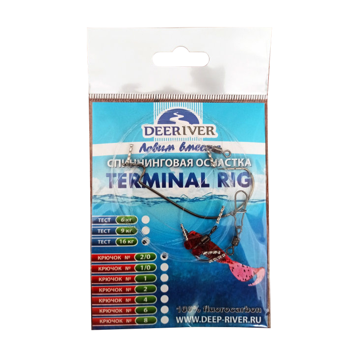 Оснастка Terminal RIG крючок №4, тест 9кг. L40см.. Фото №1