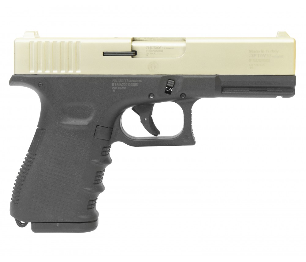 Пистолет охолощенный RETAY 17, (Glock 17), Сатин, калибр 9mm. P.A.K. Фото №1 Пистолет охолощенный RETAY 17, (Glock 17), Сатин, калибр 9mm. P.A.K. Фото №1