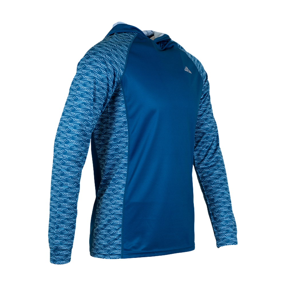 Лонгслив с капюшоном GRAYLING "Sargan" (волны) р. XXL. Фото №3