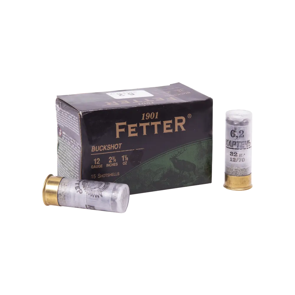 Патрон ФЕТТЕР 12/70 картечь (6,2мм), 32гр. (в пачке 15 шт.) (в коробке 225 шт.). Фото №2 Патрон ФЕТТЕР 12/70 картечь (6,2мм), 32гр. (в пачке 15 шт.) (в коробке 225 шт.). Фото №2