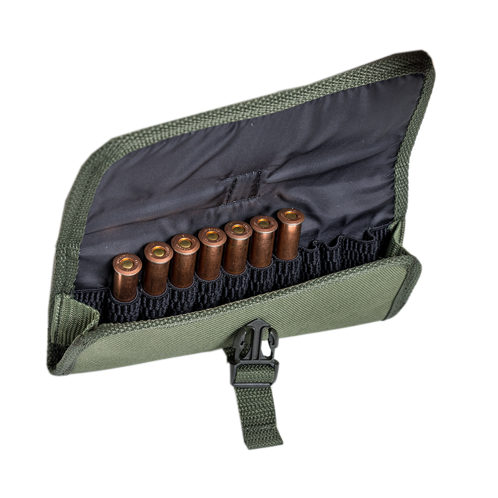 Подсумок на 8 патронов универсальный калибр 12, 16, 20 к. Модуль (ткань, черный) (Хольстер). Фото №2