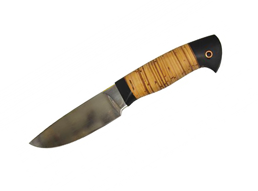 Нож "Сокол" кованая сталь Х12МФ, береста (ИП Семина). Фото №1