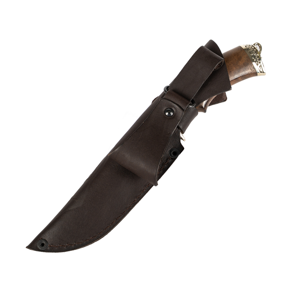 Нож МС Скиф, клинок D2, рукоять орех (кап), литье. Фото №9