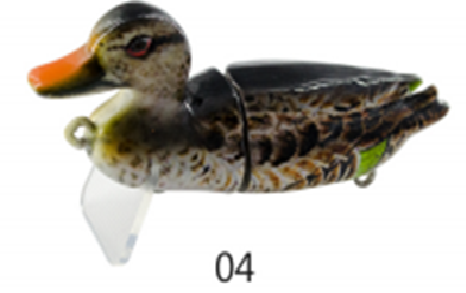 Воблер MADFISH Duck 70мм, 10г, заглубление 0-1м, цвет 04. Фото №1