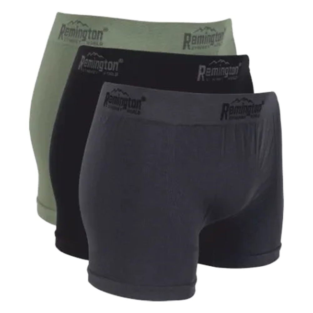 Мужские трусы боксеры Remington, set 3 pieces (серый, черный, зеленый) р. L/XL. Фото №1