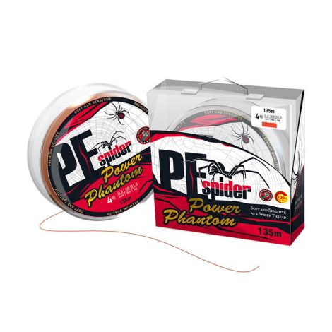 Шнур Power Phantom 8x, PE Spider, 135м, темно-серый #3, 0,28мм, 25,4кг. Фото №2 Шнур Power Phantom 8x, PE Spider, 135м, темно-серый #3, 0,28мм, 25,4кг. Фото №2