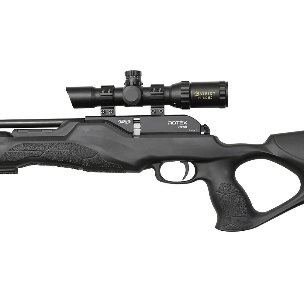 Винтовка пневматическая Walther Rotex RM8 Varmint UC, РСР, калибр 5.5мм (черный пластик). Фото №4 Винтовка пневматическая Walther Rotex RM8 Varmint UC, РСР, калибр 5.5мм (черный пластик). Фото №4