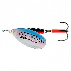 Блесна вращающаяся Mepps Aglia FLUO MICROPIGMENTS Trout, 3, Rainbo. Фото №2