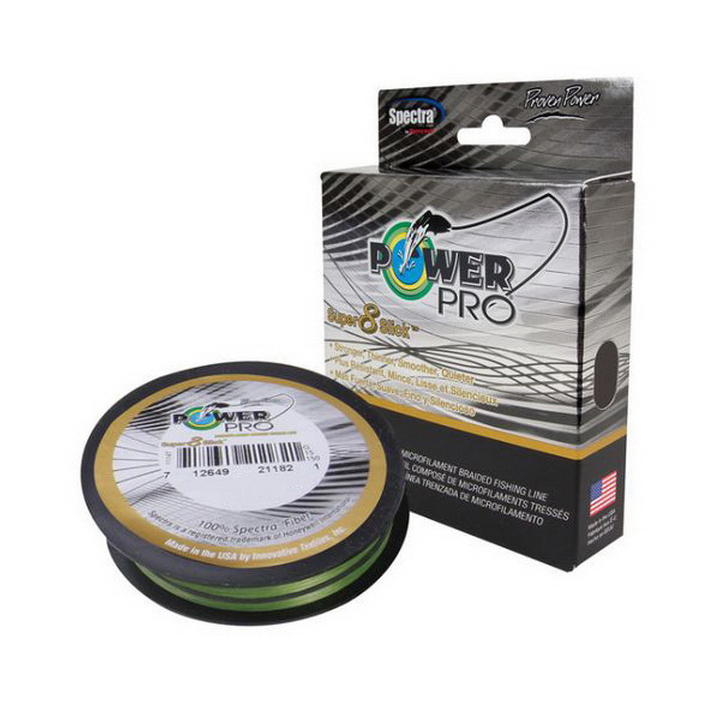 Леска плетеная Power Pro Super8Slick 135м Aqua Green 0.13. Фото №1