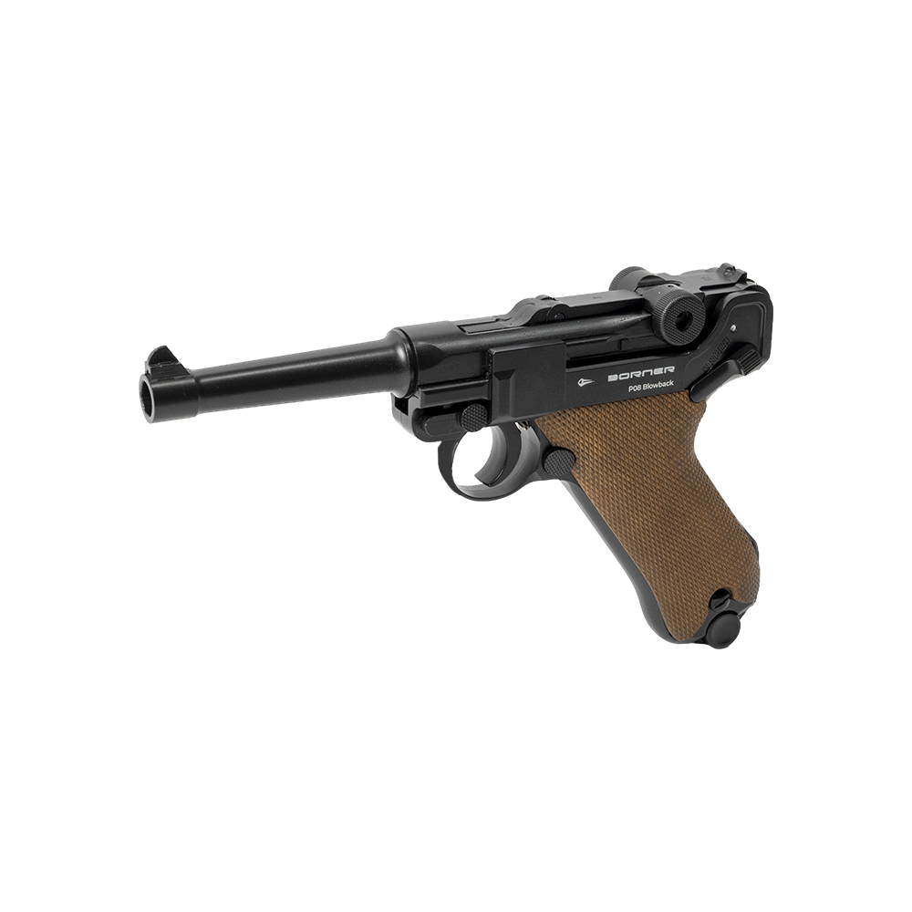 Пистолет пневматический BORNER P08 Blowback, калибр 4,5 мм /BBs . Фото №6 Пистолет пневматический BORNER P08 Blowback, калибр 4,5 мм /BBs . Фото №6