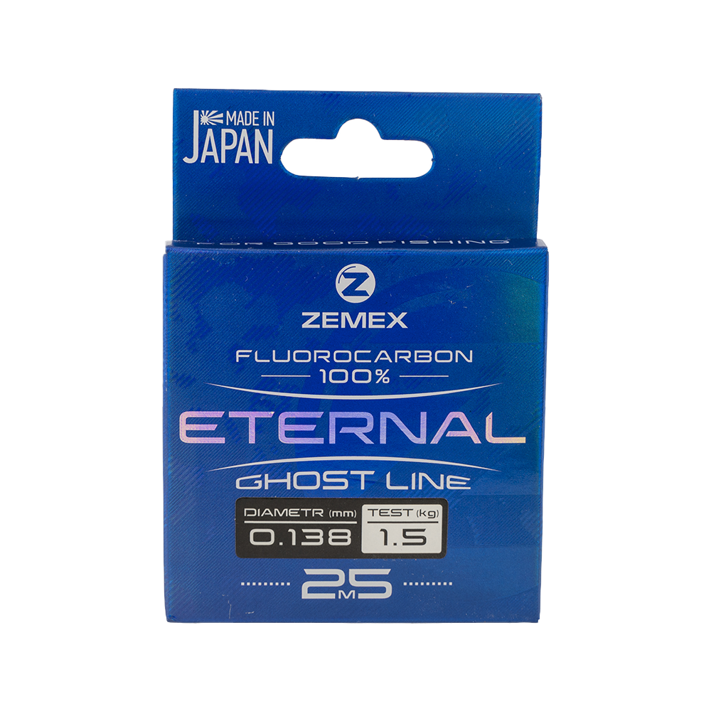 Флюорокарбон Zemex Eternal 25м, d 0.138мм, 1.5кг . Фото №1 Флюорокарбон Zemex Eternal 25м, d 0.138мм, 1.5кг . Фото №1