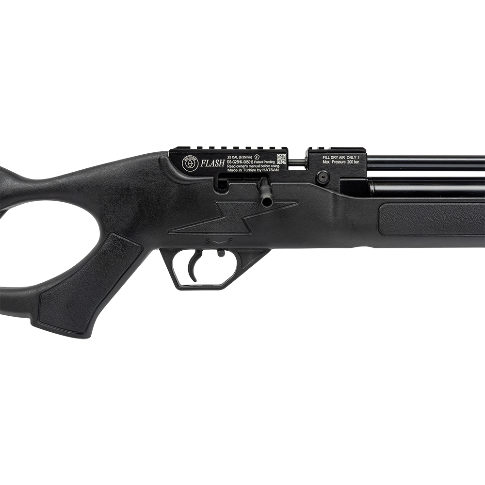 Винтовка пневматическая Hatsan FLASH, калибр 6.35, 3 Дж (РСР, пластик). Фото №19