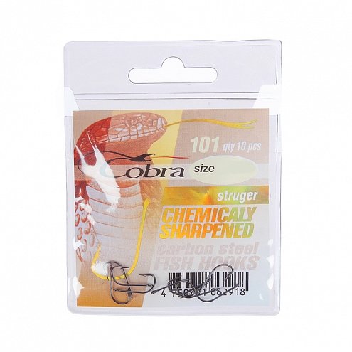Крючок "Struger" NSB-12 101 (10шт) (Cobra). Фото №1