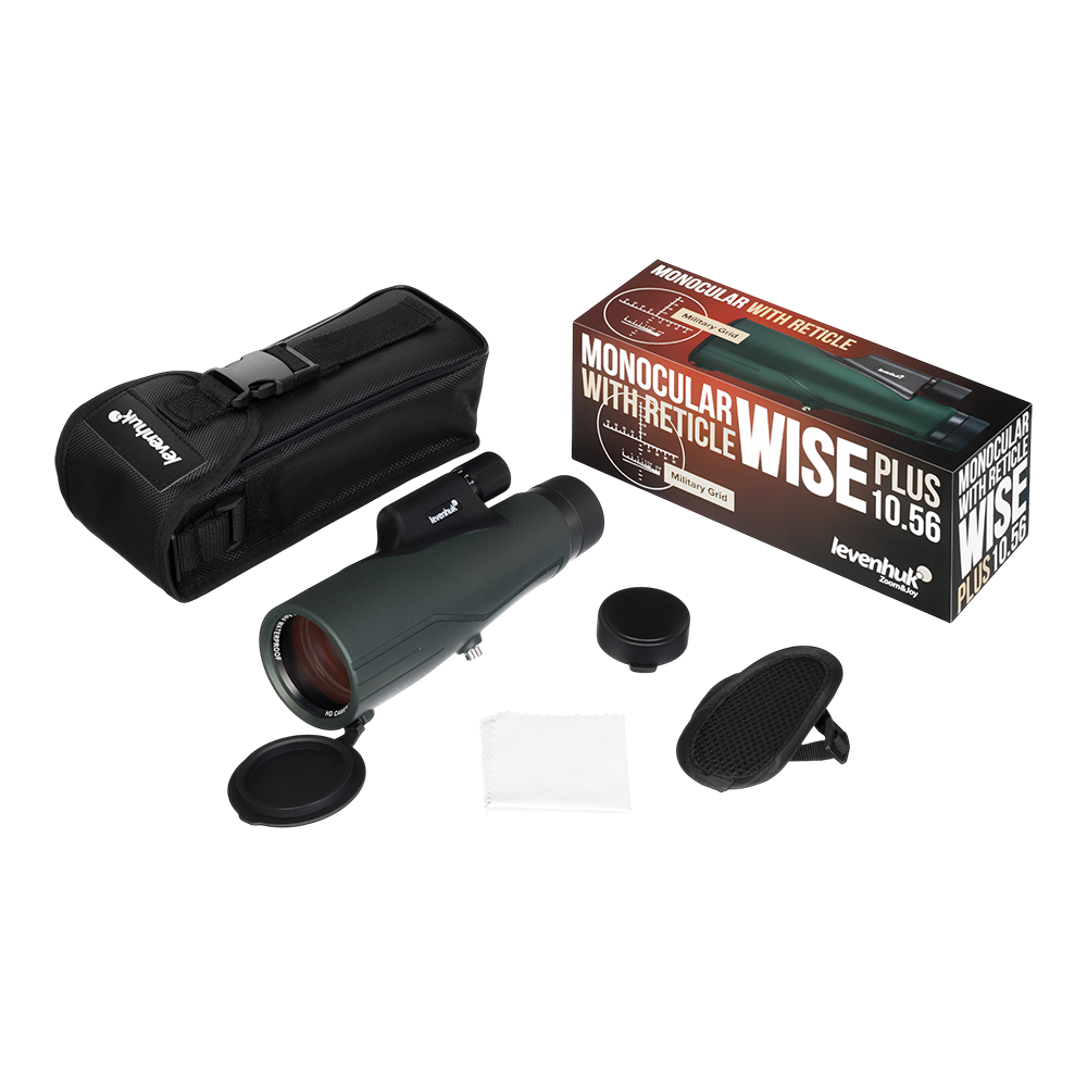 Монокуляр Levenhuk Wise PLUS 10x56 с сеткой. Фото №3 Монокуляр Levenhuk Wise PLUS 10x56 с сеткой. Фото №3
