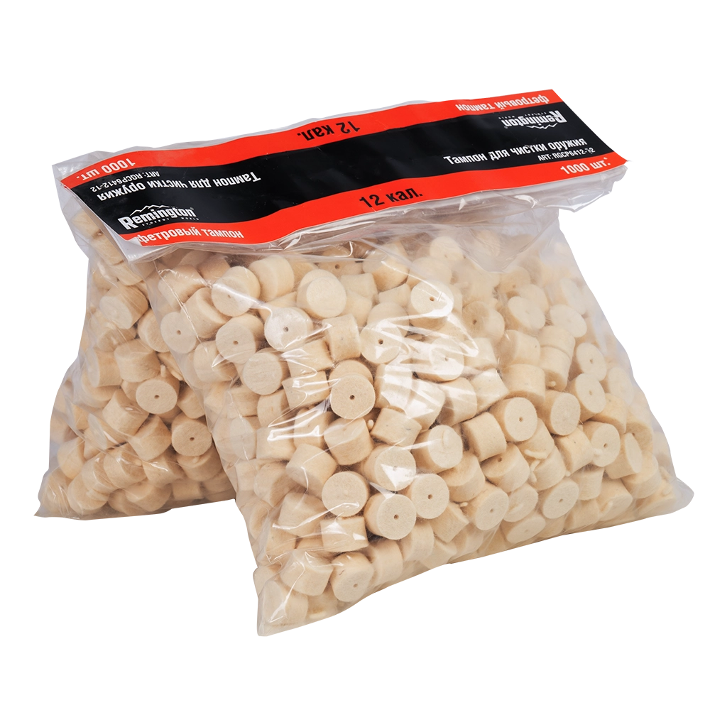 Тампон REMINGTON фетровый 12 калибр  1000Штук. Фото №1