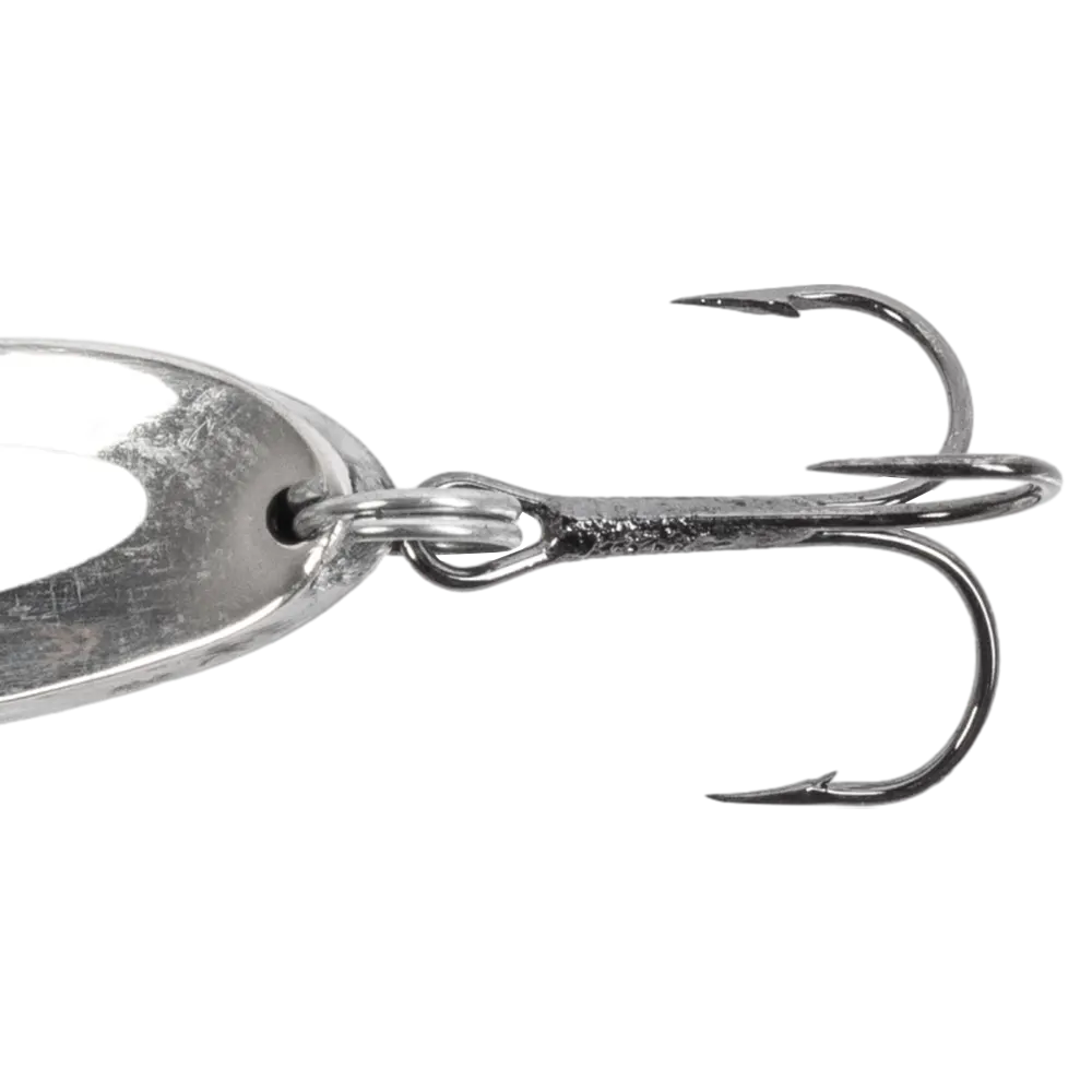 Блесна ЖОР Ятаган 65мм, 18гр, цвет (латунь/нейзильбер) тройник. Фото №3