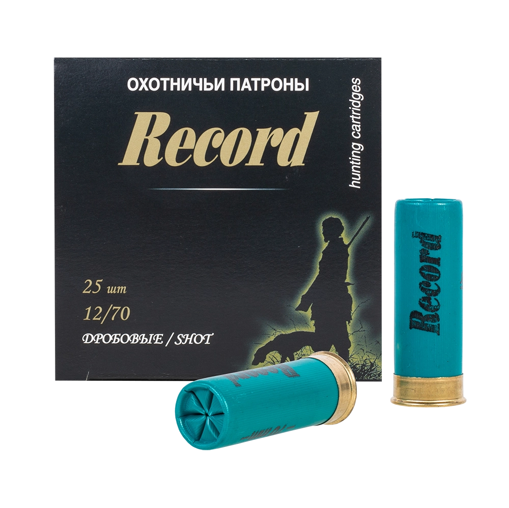Патрон Рекорд 12/70 №9 (в пачке 25 шт.) (в коробке 250 шт.). Фото №2 Патрон Рекорд 12/70 №9 (в пачке 25 шт.) (в коробке 250 шт.). Фото №2