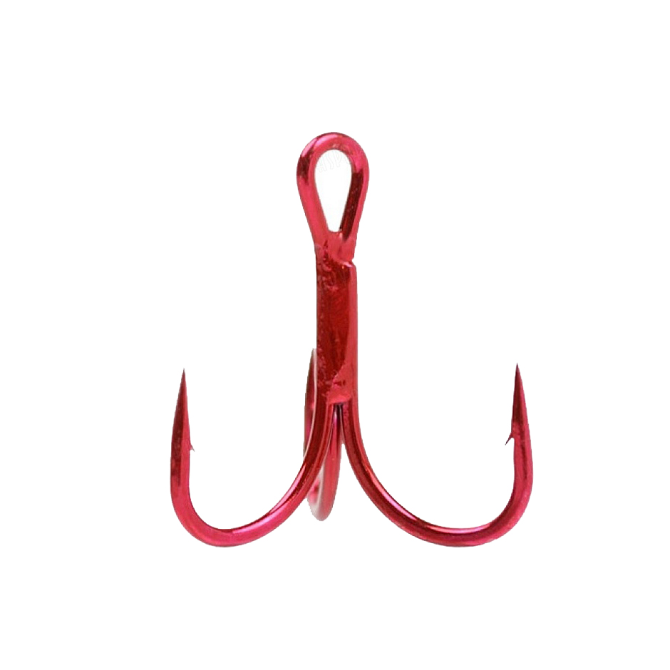 Крючок Owner тройник ST-36RD красный №6. Фото №1