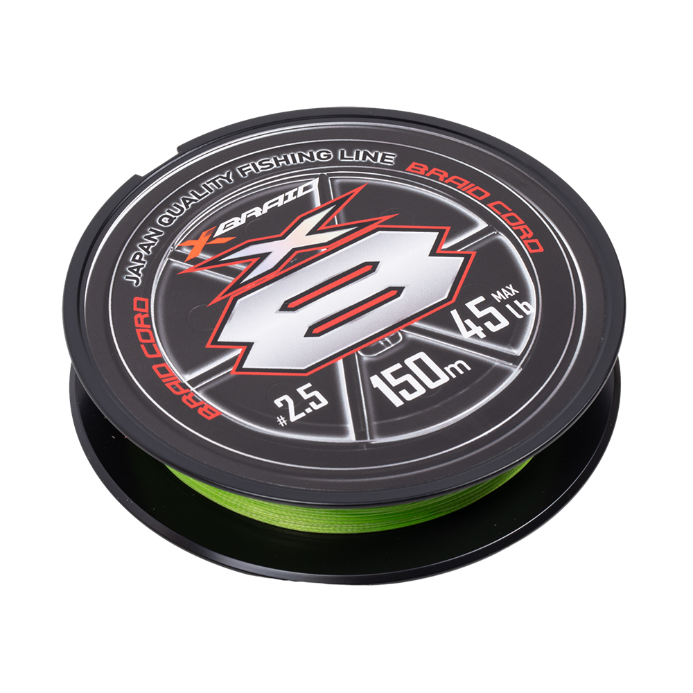 Плетеный шнур YGK X-Braid Braid Cord X8 150м, #2.5, 45lb. Фото №3