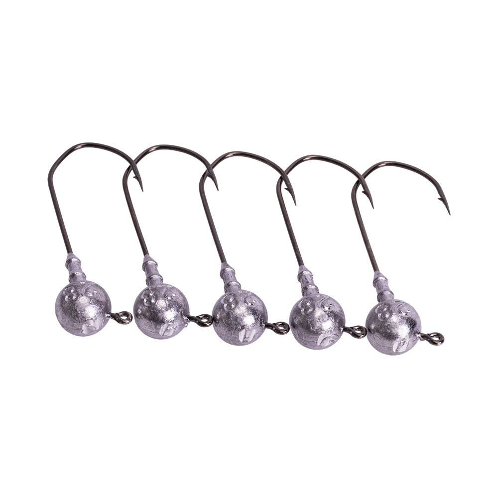 Джиг головка на крючке 76мм "Коготь" №6/0 28гр (5шт. упак.) (ИП Набов). Фото №2