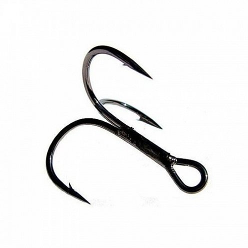 Крючок-тройник "SIWEIDA" черный N6 1шт 3101106 (C148). Фото №1 Крючок-тройник "SIWEIDA" черный N6 1шт 3101106 (C148). Фото №1