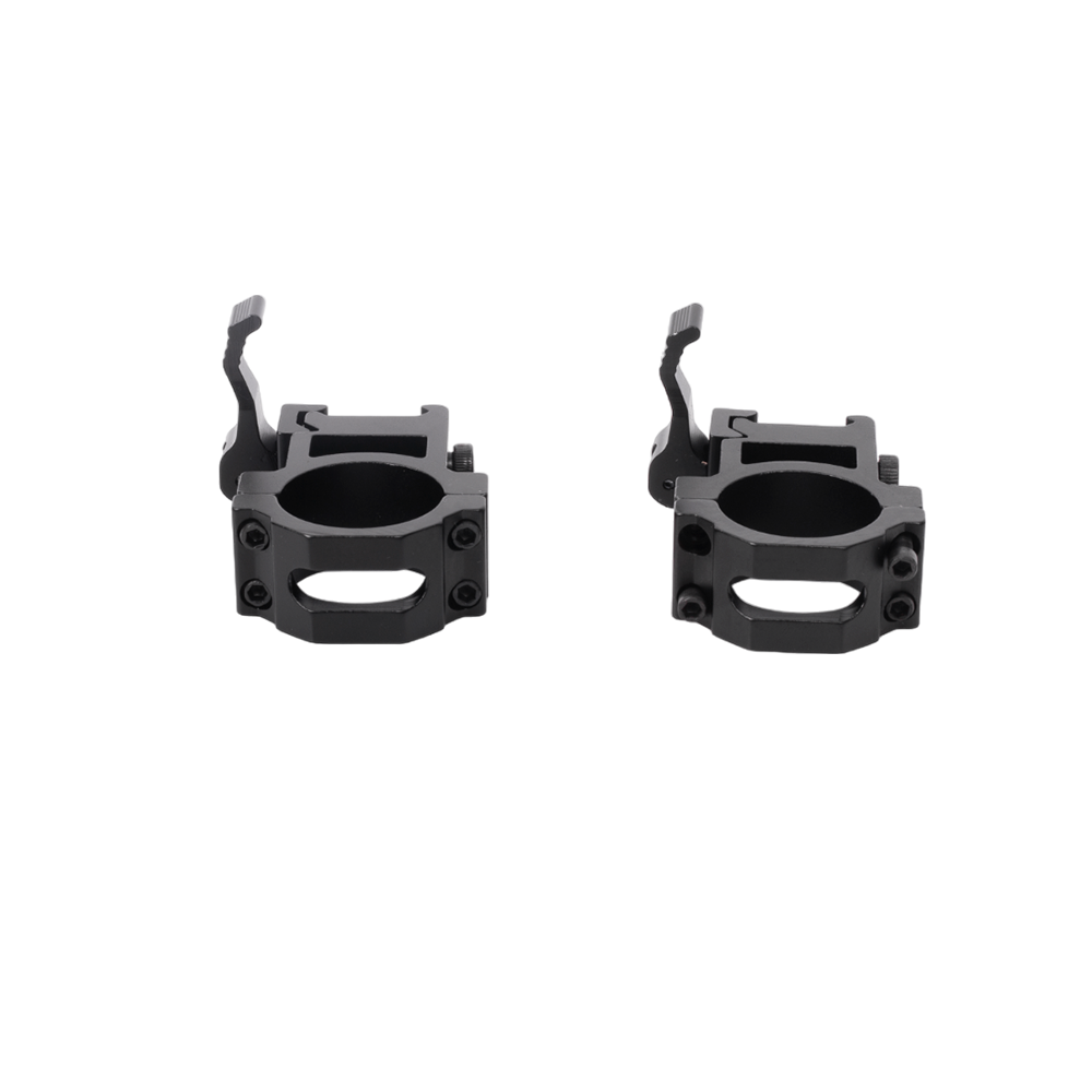 Кольца быстросъемные REMINGTON 30мм на Weaver средние 22мм рычаг блистер. Фото №7