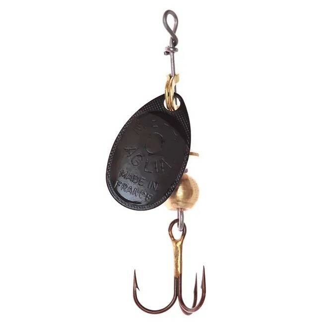 Блесна вращающаяся Mepps Aglia ,00, Black. Фото №1 Блесна вращающаяся Mepps Aglia ,00, Black. Фото №1