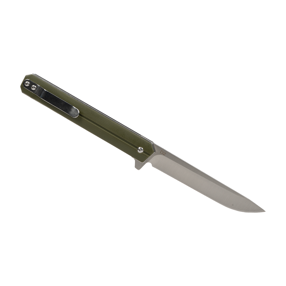 Нож туристический G10G, клинок D2, рукоять G10 (зеленый) (Ярхант). Фото №4