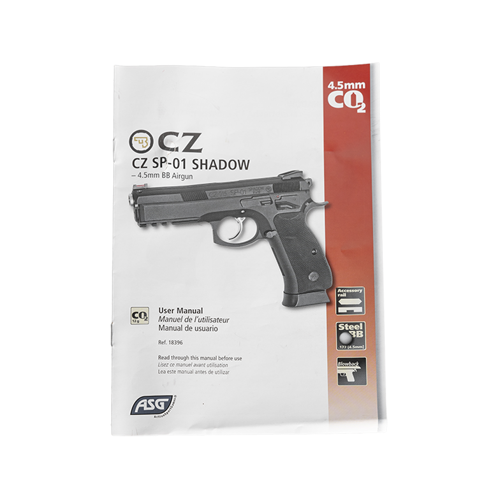 Пистолет пневматический CZ SP-01 Shadow, калибр 4,5 мм . Фото №2 Пистолет пневматический CZ SP-01 Shadow, калибр 4,5 мм . Фото №2