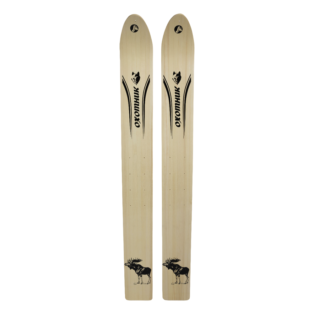 Лыжи "Охотник" 145см (дерево) . Фото №1 Лыжи "Охотник" 145см (дерево) . Фото №1