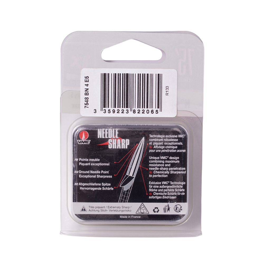 Крючок тройной VMC 7548 BN №4, черный никель (5шт. упак.). Фото №2 Крючок тройной VMC 7548 BN №4, черный никель (5шт. упак.). Фото №2