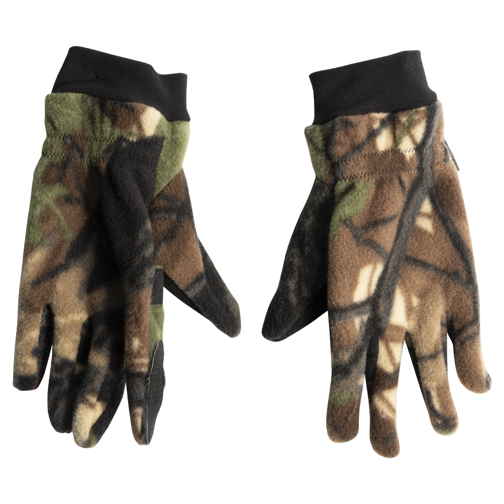 Перчатки Хольстер охотника с кожаными накладками / флис / темный лес. Фото №1 Перчатки Хольстер охотника с кожаными накладками / флис / темный лес. Фото №1